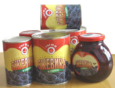 Canned blueberry